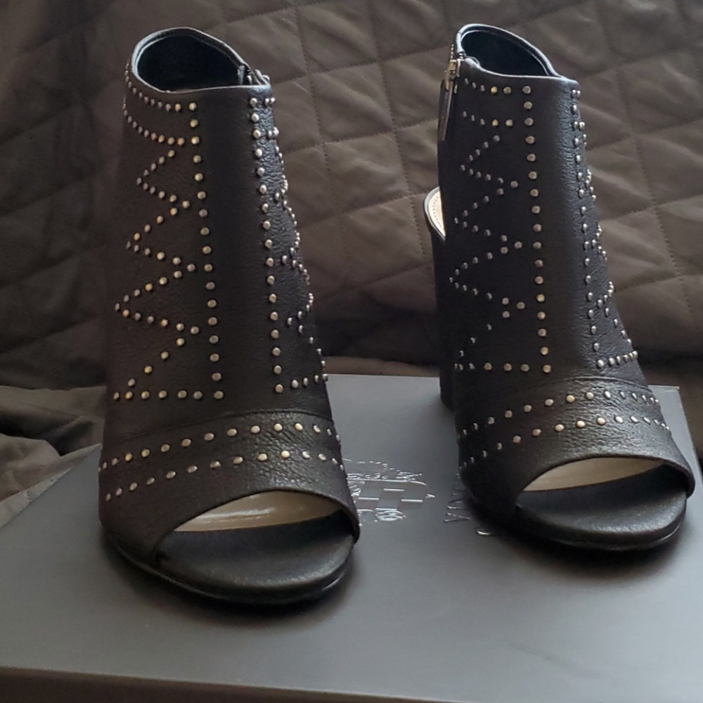Vince Camuto Open Toe Booties